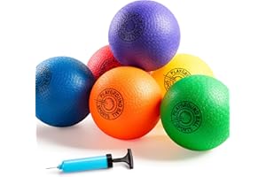 INPODAK Dodgeball for Kids, Playground Balls Set,8.5 Inches Kickball,Garden Games Balls for Girls Boys, Sports Toy Ball for Backyard Lawn Family Party Beach