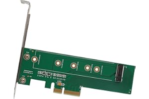 IO CREST IOCrest SI-PEX40110 M.2 NGFF M-Key or B+M Key To PCI-Express 3.0 x 4 Adapter Card - Green