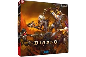 Good Loot Puzzle gamingowe Diablo Heroes Battle Puzzle do gier dla młodzieży i dorosłych, pomysły na czas wolny, inspirowane grą komputerową, 1000 elementów