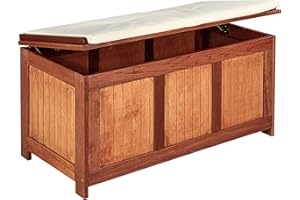 STILISTA Scatola d'appoggio 113 x 52 x 58 cm, legno duro di Shorea certificato FSC®