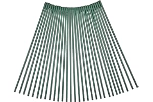 IBOSCOLY Set 30 Bastoncini di Supporto e Sostegno per Piante e Fiori, in PVC da 30cm. Riutilizzabili più Anni Robuste Aste per Orchidee in Vasi da Appartamento o su Balconi Esterni ed Interni. Tutore Fioriera