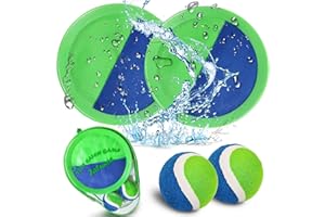 Jalunth Klettballspiel Klettball Strandspielzeug Strandspiele Wurfspiel Kinder Erwachsene Garten Outdoor Draußen Strand Spielzeug Spiele Geschenke 2 3 4 5 6 7 8 9 10 Jahre Mädchen Junge Ostergeschenke