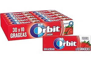 ORBIT OHNE ZUCKER KAUGUMMIS ERDBEERE