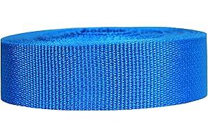 Strapworks Lightweight Polypropylene Webbing - Poly Strapping for Outdoor DIY Gear Repair, Pet Collars, Crafts – 1.5 Inch by 10, 25, or 50 Yards, Over 20 Colors