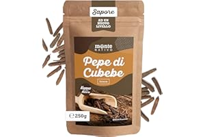 Pepe lungo Monte Nativo (250g) - Grani di Pepe lungo perfetti per la Cucina - Pepe lungo naturale e puro - Spezie secche