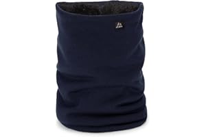 DANISH ENDURANCE Cache-Cou en Laine Mérinos Thermique avec Polaire, Multifonction, Écharpe Coupe-Vent pour Hommes et Femmes
