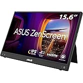 ASUS ZenScreen MB16AHV - 15.6 inch Portable USB Monitor - Full HD 1920x1080, 15W USB-C, Mini-HDMI, Auto Rotate, Lightweight