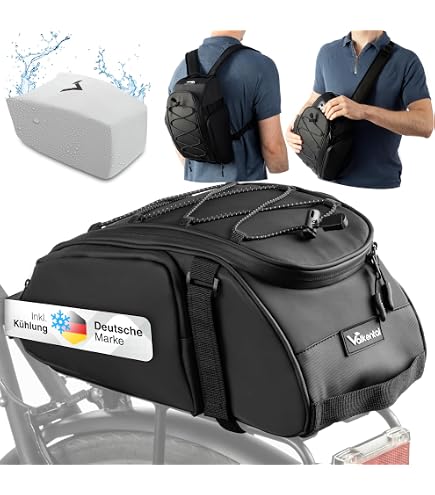 acid Trunk 8+7 RILink Cykelbagage taske sort Sport og friluftsliv