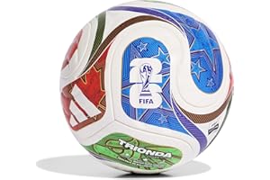 ‎ADIDAS adidas Unisex FIFA World Cup 26™ Trionda Zugelassener Spielball White/Solar Blue/Hi-Res Red/Flash Lime 5