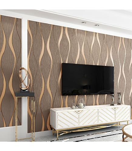 Furn. Carta Da Parati Theia Con Occhi Mistici E Foglia Oro, Sfondo Rosa Cipria, Rotolo 10,5 M X 53 Cm