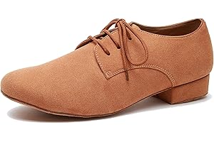 MINITOO Sala Practice Uomo Lacci Classic Synthetic Tango Latin Scarpe da Ballo