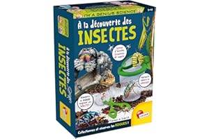 LISCIANIGIOCHI Lisciani - I'm A Genius - À la Découverte des Insectes pour Enfants dès 7 Ans - Kit d'Observation - Capture et Observe Les Insectes - Filet et Observatoire Inclus - Jeu Éducatif - Fabriqué en Italie