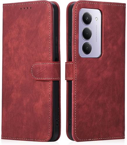 Custodia Flip Portafoglio In PU Pelle Per Xiaomi Redmi 15 4G – Porta Carte, Supporto Pieghevole, Chiusura Magnetica (Viola)
