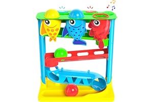 Move2Play, Feed The Fish | Interactive Baby & Toddler Toy | 1, 2+ Year Old Gift & Birthday Present | Boys & Girls Babies Ages 6, 7, 8, 9, 10, 12, 18, 24+ Months Old