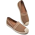 BABUDOG Womens Loafers for women,Mesh Slip on Shoes,Breathable White Flats for women