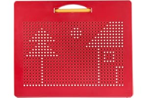 Playmags Magna Deska kreślarska - Zabawa Design & Draw Tablet Tablet W / 748 Wbudowane kulki magnetyczne, Dopasowany Stylus Pen i Easy Carry Hands; Czyste, kreatywne Wykształcenie zabawy i łodygi dla małych dzieci w wieku 3+