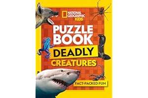 Puzzle Book Deadly Creatures: Brain-tickling quizzes, sudokus, crosswords and wordsearches (National Geographic Kids)