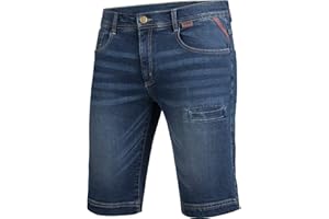 WÜRTH MODYF Arbeitsshorts Jeans Stretch X - professionelle Arbeitshose für Herren - Arbeitsshorts mit Reißverschluss - in den Größen 42-62 in Blau