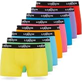 FM London Pack of 4/8 Men's Boxer Shorts, Elastic Waist, Soft