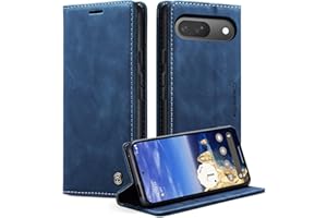 Samokor Etui do Google Pixel 10 Pro 5G Premium Klapką Etui ze Skóry PU,Portfel Przegródki na Karty Funkcja Stojaka Magnetyczne Wstrząsy Google Pixel 10 Pro,Niebieski