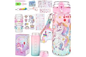 Einhorn Geschenke für Mädchen 5-6-7-8-9 Jahre Geschenkideen- diy Freundschaft Armband, Weihnachten / Ostern / Geburtstag Geschenkideen, Kinder Geburtstag Spielzeug Mädchen 4-12 Jahre(Pink Unicorn)