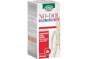 NODOL ESI - No-Dol Coral Calcium Max, Integratore Alimentare a Base di Calcio, Corallo Fossile, Magnesio e Vitamina D3, Contribuisce al Mantenimento delle Ossa, Senza Glutine, 80 Naturcaps