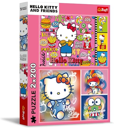 Puzzle 1000 Pezzi Trefl Premium Plus Quality | Hello Kitty Summer Vibes | Per Adulti E Ragazzi 14+