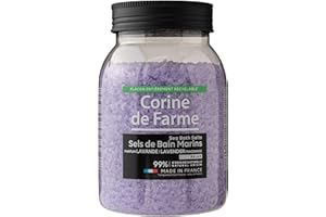 Corine de Farme Sels de Bain Relax Lavande - Détente et Bien-être Naturel - Formule Apaisante aux Huiles Essentielles - Bain Aromatique pour Relaxation et Sérénité