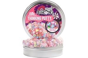 Crazy Aaron's Hide Inside Thinking Putty - Flower Finds (3.2 Ounces) - Search for All The Hidden Pieces - Non-Toxic, Never Dries Out