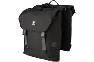‎AGU AGU Essentials DWR Urban Doppelte Fahrradtasche für Gepäckträger, 36L Gepäckträgertasche Fahrrad, Wasserabweisend, Reflektierend, 100% Recyceltes Polyester