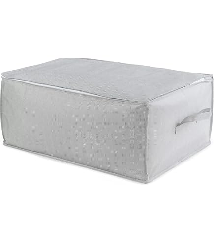 Compactor Aufbewahrungstasche 46x46x20,5cm - Graue Kleidertasche Mit Reißverschluss