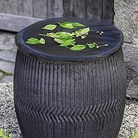 tEEZErshop Regentonnen Netz Abdeckung 95 cm,Verstellbares Regentonnen Schutznetz mit Zugkordel zur besseren Befestigung…