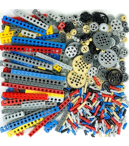 Kit De Pièces Détachées Techniques – 634 Pièces Compatibles LEGO Technic, Avec Chenilles Et Bande De Roulement Large, Pour MOC Et Construction