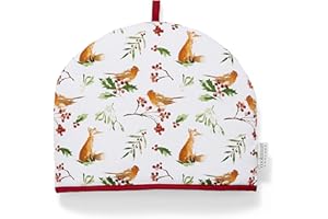 Cooksmart Funda para Tetera de diseño británico, Ideal para Tetera pequeña, Mediana o Grande, diseñado por diseñadores británicos en el Reino Unido, diseño de Cuento de Invierno