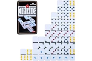 TOMATOYS Domino Juego De Mesa O Domino Profesional Pequeño. Dominó: Clásico, Sofisticado, Y Siempre Divertido. Añade Estilo A Tus Momentos De Estrategia con Este Juego De Mesa Imprescindible.