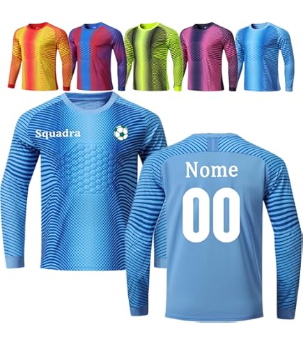 Tuta Imbottita Maglia Termica Imbottita Maglia Portiere Uomo LOXO