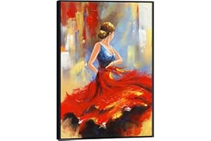 Wieco Art Leinwanddruck mit goldenem Rahmen, von Vincent Van Gogh Gemälde, Reproduktion, Post-Impressionismus, Kunstwerke für Wohnzimmer, Heimbüro, Dekorationen, canvas, 24x36inch (Framed)