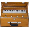 BINA 23B Deluxe, Harmonium, 2 1/2 Octaves, 32 Keys, Small, Portable, Compact, Special Reeds, Safri, Natural Color, Bag, Book, Kirtan, Musical Instrument Indian (PDI- DAA)