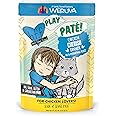 Weruva B.F.F. Play - Best Feline Friend Pate Lovers Aw Yeah! Grain-Free Natural Wet Cat Food Pouches 3oz Pouch (Pack of 12) 4977