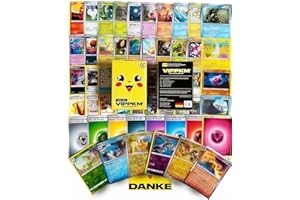 VIPPKM 100 Karten original deutsch Geschenk Paket - mit Holo Pokemon Sammelkarten - Pokemon Karten original - Versand in nachhaltiger Box kompatibel mit Pokemonkarten - Pokemon Karten Gold original