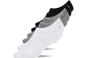 Snocks 6 Paia Calze Uomo Donna Corti in Cotone Organico Traspiranti - Sneaker Calze Uomo Donna Taglia 35-50 Calzini Corte Uomo Donna