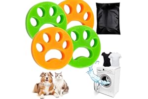 D.VARA Tierhaarentferner für Waschmaschine 4X -wiederverwendbarer Tierhaarentferner für die Waschmaschine- perfekt für Hundehaare- Katzenhaarentferner
