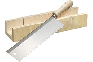 kwb Schneidlade inkl. Feinsäge 250 mm, f. Winkel-Schnitte in Holz-Leisten u. Ä.