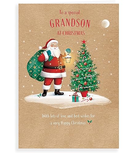 Piccadilly Greetings Carte De Noël Avec Personnages De Grandchildren