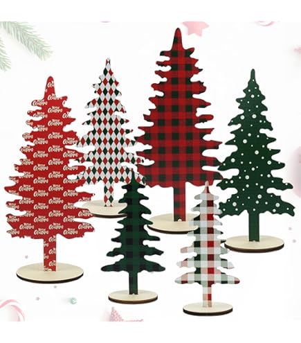 3 Pièces Sapin De Noël En Bois Artificiel 3D Décoration De Table Miniature Mini Ornements Petit Cadeau Pour La Fete De Hiver Vacances Maison Fournitures Bureau 90423035