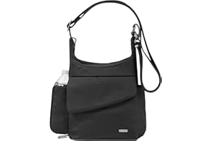 Travelon Anti-Theft Classic Messenger Bag, Black, One Size