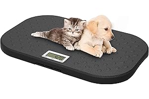 HOMEFASHION i-pouch 40Kg Digital Pet Vet Veterinary Scale Weight Diet Scales Electronic wide platform 10g accuracy