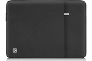 NIDOO 13.3-14 Inch Laptop Sleeve Case Protective Bag Cover for Surface Book 3 2 / Surface Laptop Studio / 14" ThinkPad P14s / IdeaPad Flex 5 / Yoga Pro 7 / ThinkPad E14 T14 / ProBook 440 G9, Black