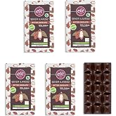 Şeker Ilavesiz, Vegan Ve Prebiyotik Bitter &Ccedil;ikolata 60g 5'li Set (5X60G) Glutensiz