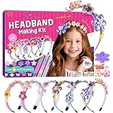 Headband Making Kit for Girls, Make Your Own Fashion Headbands, Girls Toys | DIY Hair Accessories Set, Arts and Crafts for Ki